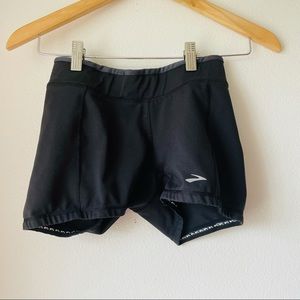 Brooks size S running spandex shorts